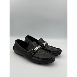 Cole Haan Men's 8M Black Leather Driving Loafers Bit Slip On Casual Shoes